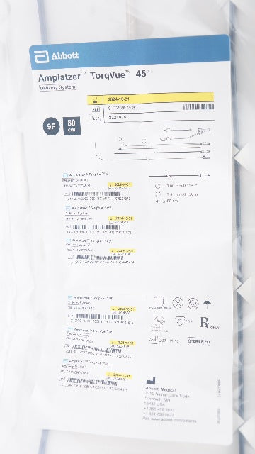 Abbott 9-ITV09F45/80 Amplatzer TorqVue 45Degree Delivery System 9Fr x 80cm